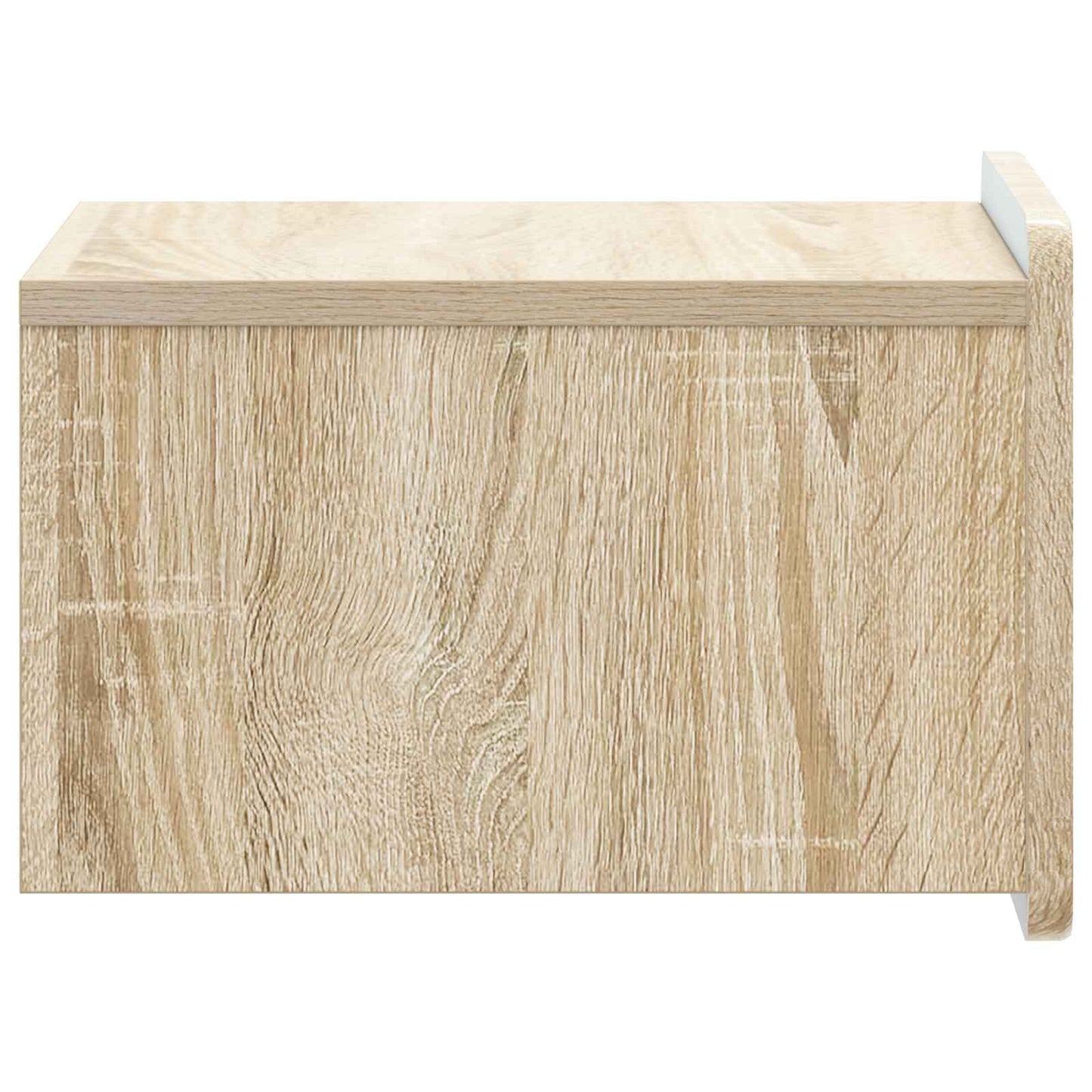 Væghængt Natbord 2 stk. Sonoma-eg 33 x 34,5 x 24 cm