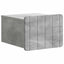 Væghængt Natbord med skuffe 2 pcs Betongrå 33 x 34,5 x 24 cm