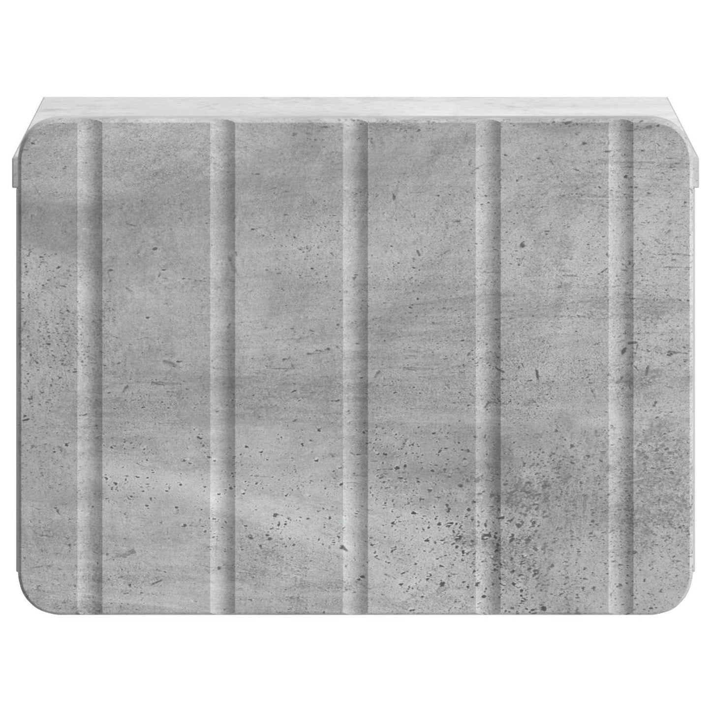 Væghængt Natbord med skuffe 2 pcs Betongrå 33 x 34,5 x 24 cm