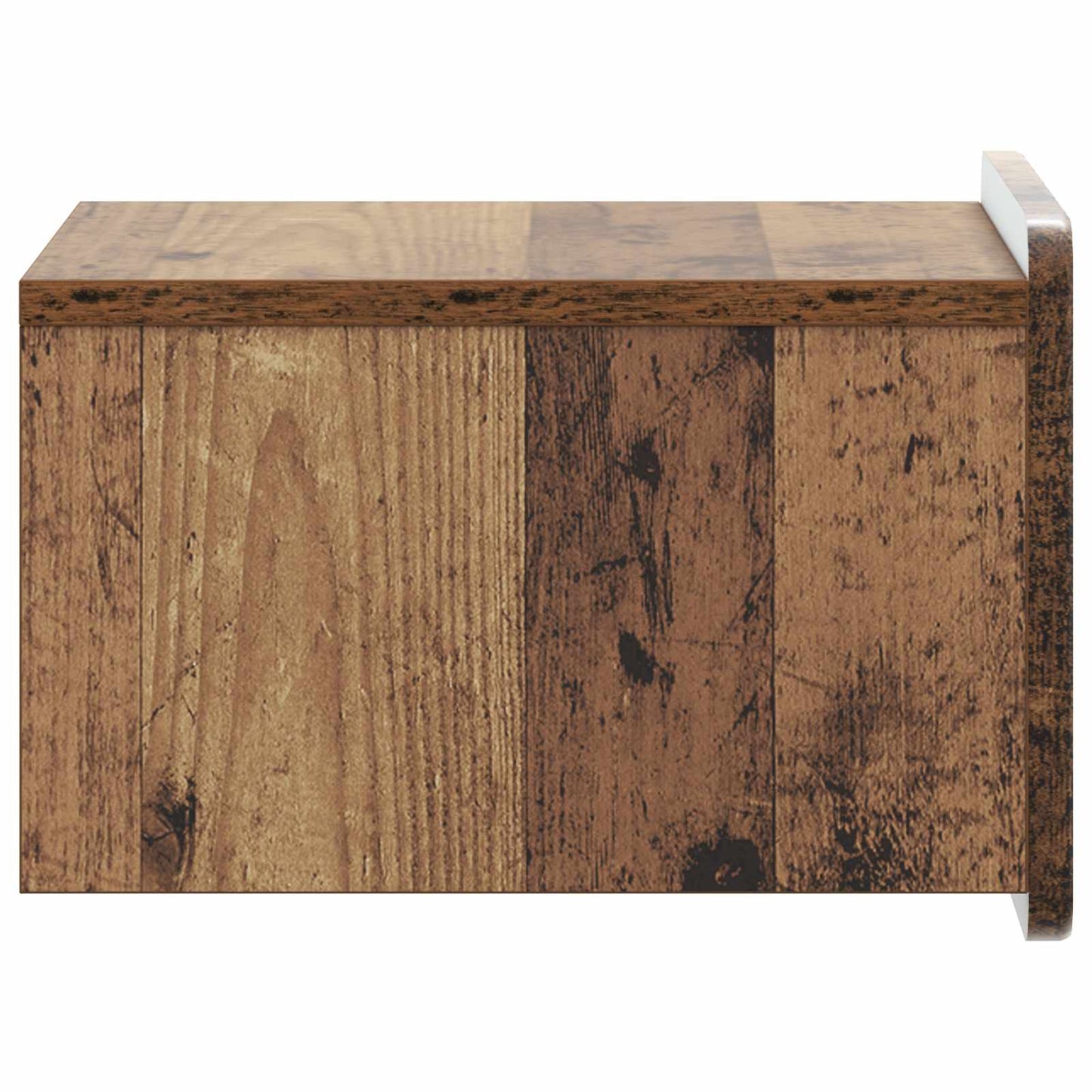Væghængt Natbord Gammelt træ 33 x 34,5 x 24 cm Konstrueret træ
