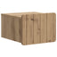 Væghængt Natbord med skuffe 2 pcs Artisan-eg 33 x 34,5 x 24 cm