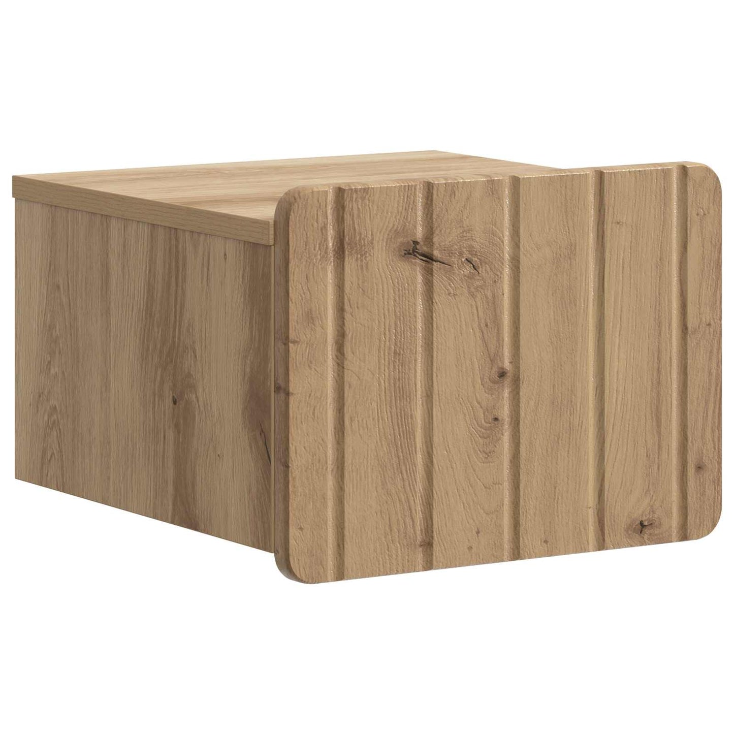 Væghængt Natbord med skuffe 2 pcs Artisan-eg 33 x 34,5 x 24 cm