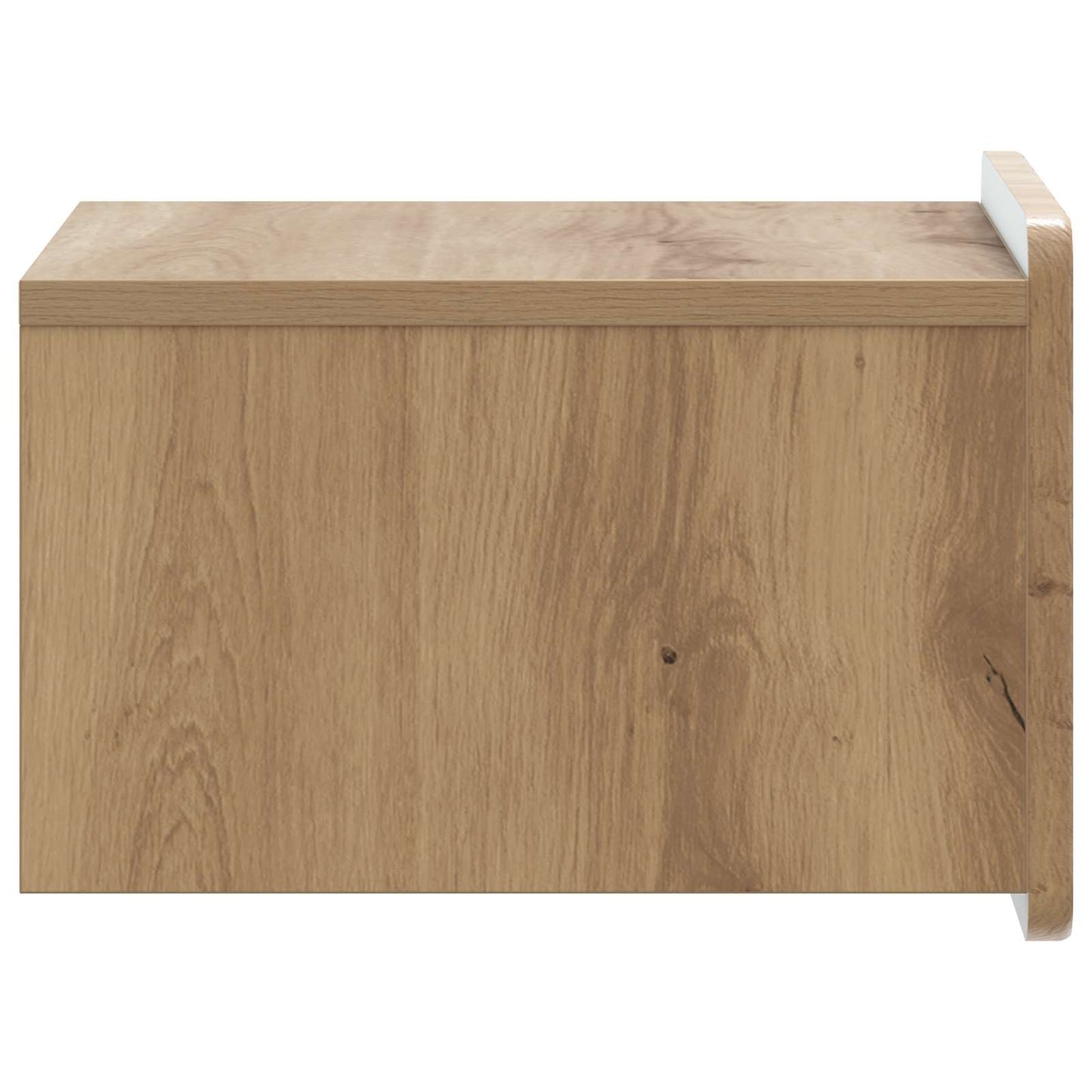 Væghængt Natbord med skuffe 2 pcs Artisan-eg 33 x 34,5 x 24 cm