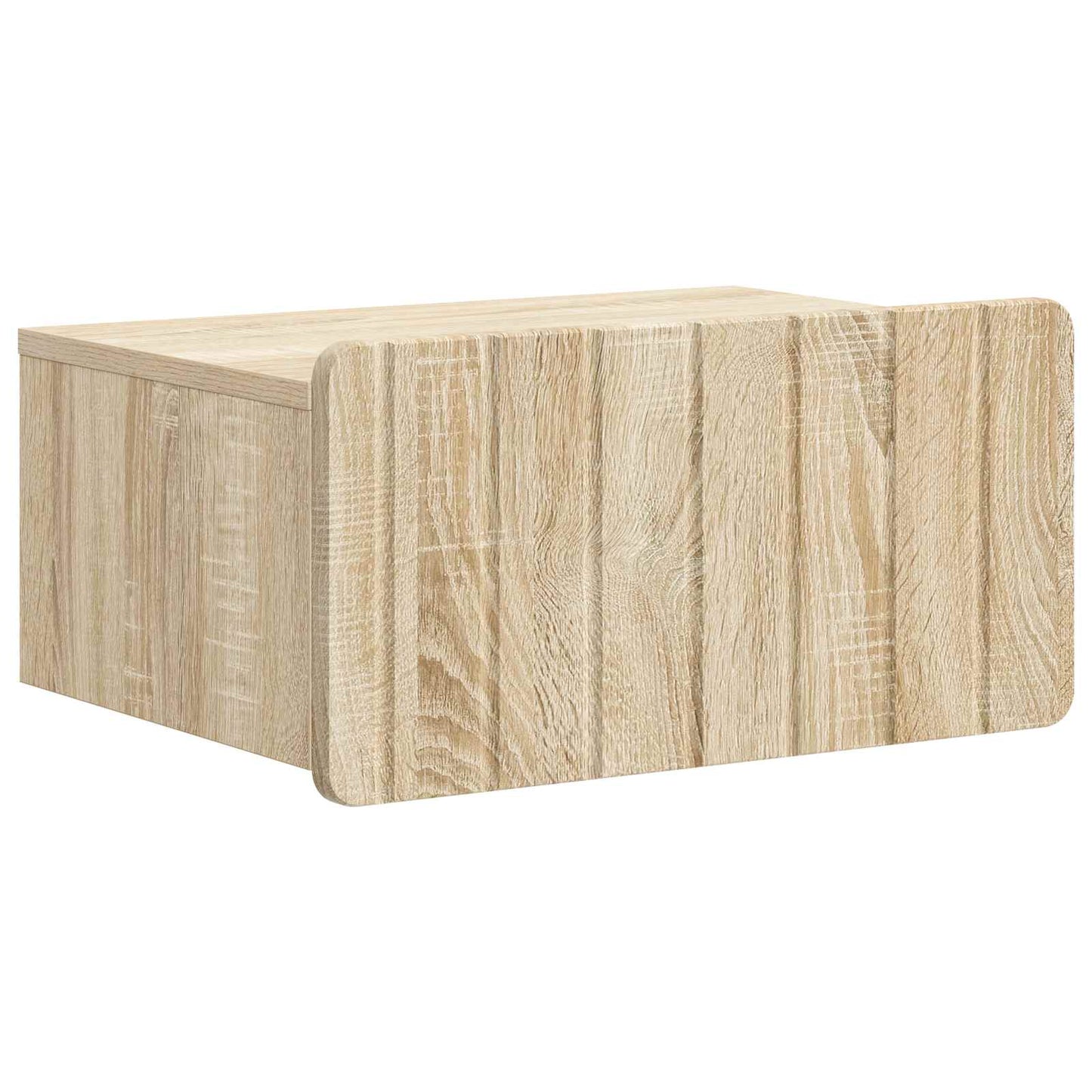 Væghængt Natbord 2 stk. Sonoma-eg 49 x 34,5 x 24 cm