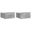 Væghængt Natbord med skuffe 2 pcs Betongrå 49 x 34,5 x 24 cm