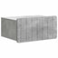 Væghængt Natbord med skuffe 2 pcs Betongrå 49 x 34,5 x 24 cm