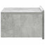 Væghængt Natbord med skuffe 2 pcs Betongrå 49 x 34,5 x 24 cm