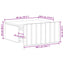 Væghængt Natbord 2 pcs Hvid højglans 49 x 34,5 x 24 cm