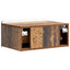 Væghængt Natbord med skuffe 2 pcs Gammelt træ 49 x 34,5 x 24 cm
