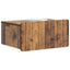 Væghængt Natbord med skuffe 2 pcs Gammelt træ 49 x 34,5 x 24 cm