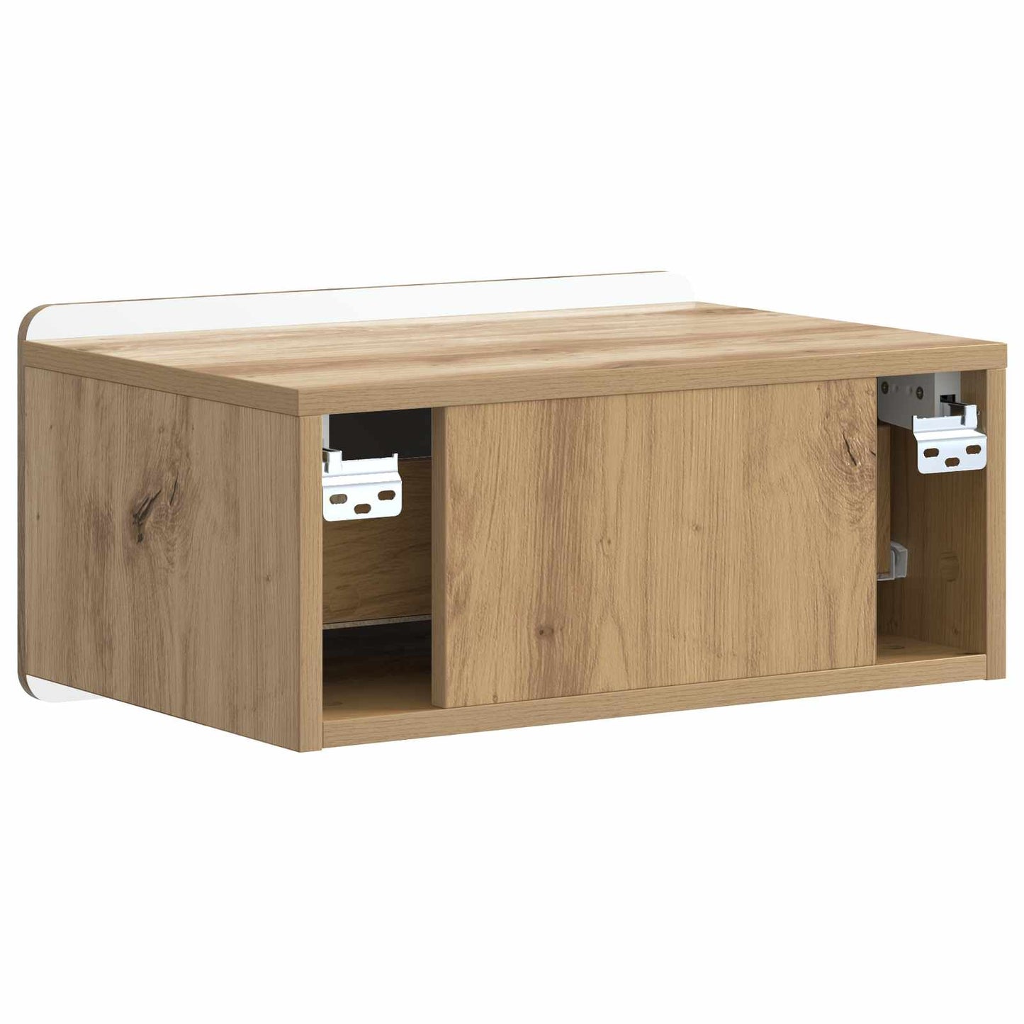 Væghængt Natbord Artisan-eg 49 x 34,5 x 24 cm Konstrueret træ