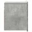 Væghængt Natbord med skuffe 2 pcs Betongrå 33 x 34,5 x 43 cm
