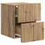 Væghængt Natbord med skuffe 2 pcs Artisan-eg 33 x 34,5 x 43 cm