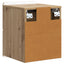 Væghængt Natbord med skuffe 2 pcs Artisan-eg 33 x 34,5 x 43 cm