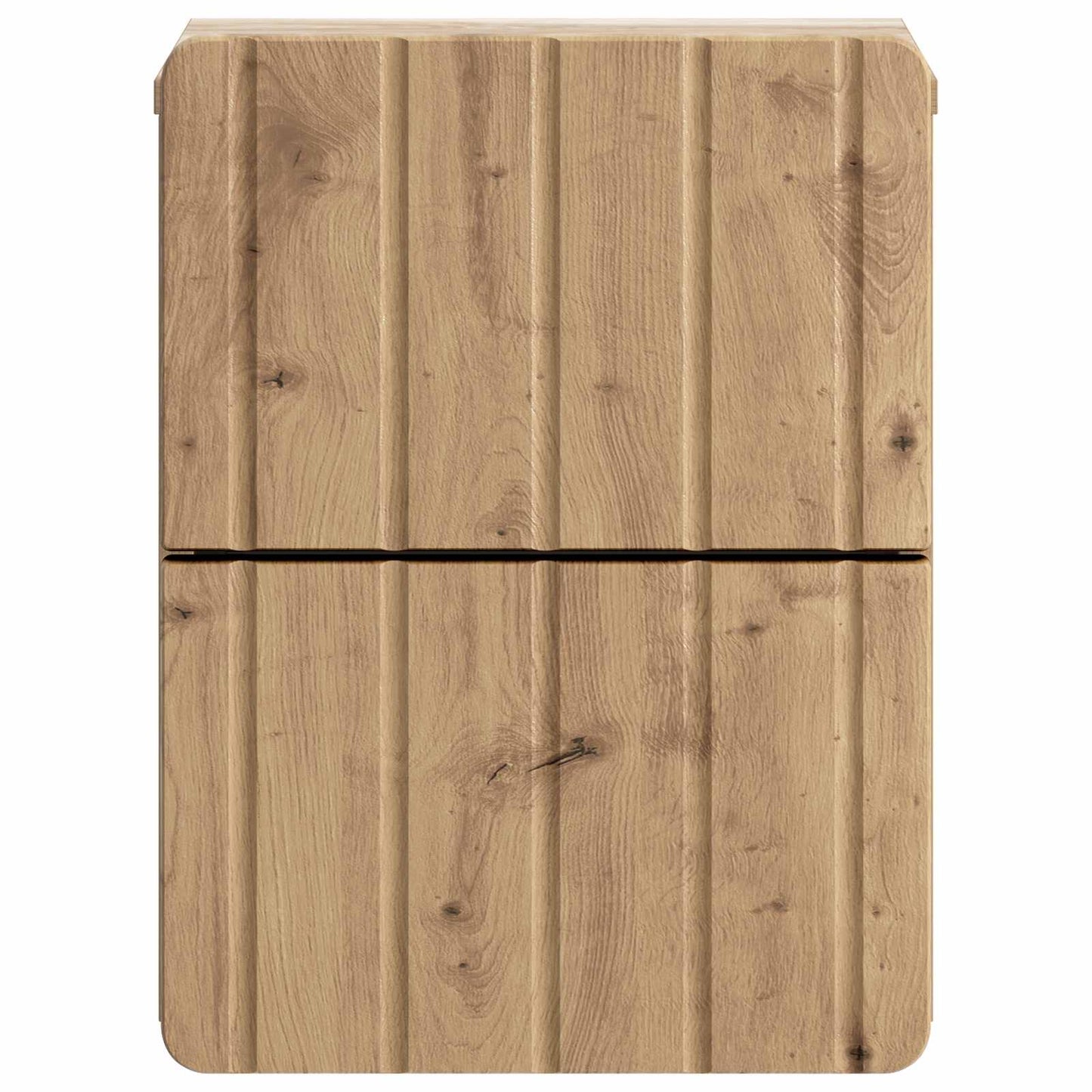 Væghængt Natbord med skuffe 2 pcs Artisan-eg 33 x 34,5 x 43 cm
