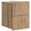 Væghængt Natbord med skuffe 2 pcs Artisan-eg 33 x 34,5 x 43 cm
