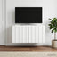 Væghængt TV-skab 59,5 x 41 x 30 cm Hvid Konstrueret træ