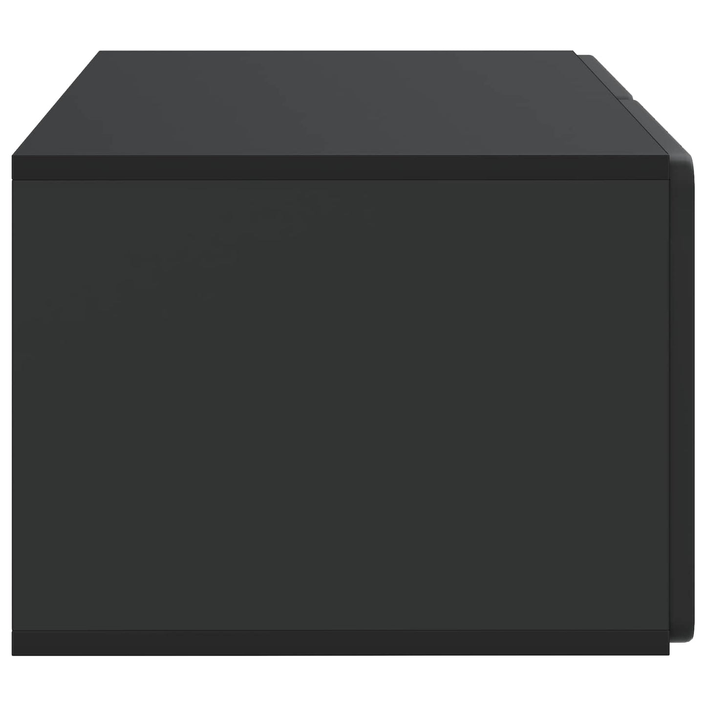 Væghængt TV-skab 59,5 x 41 x 30 cm Sort Konstrueret træ