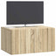Væghængt TV-skab 59,5 x 41 x 30 cm Sonoma-eg Konstrueret træ