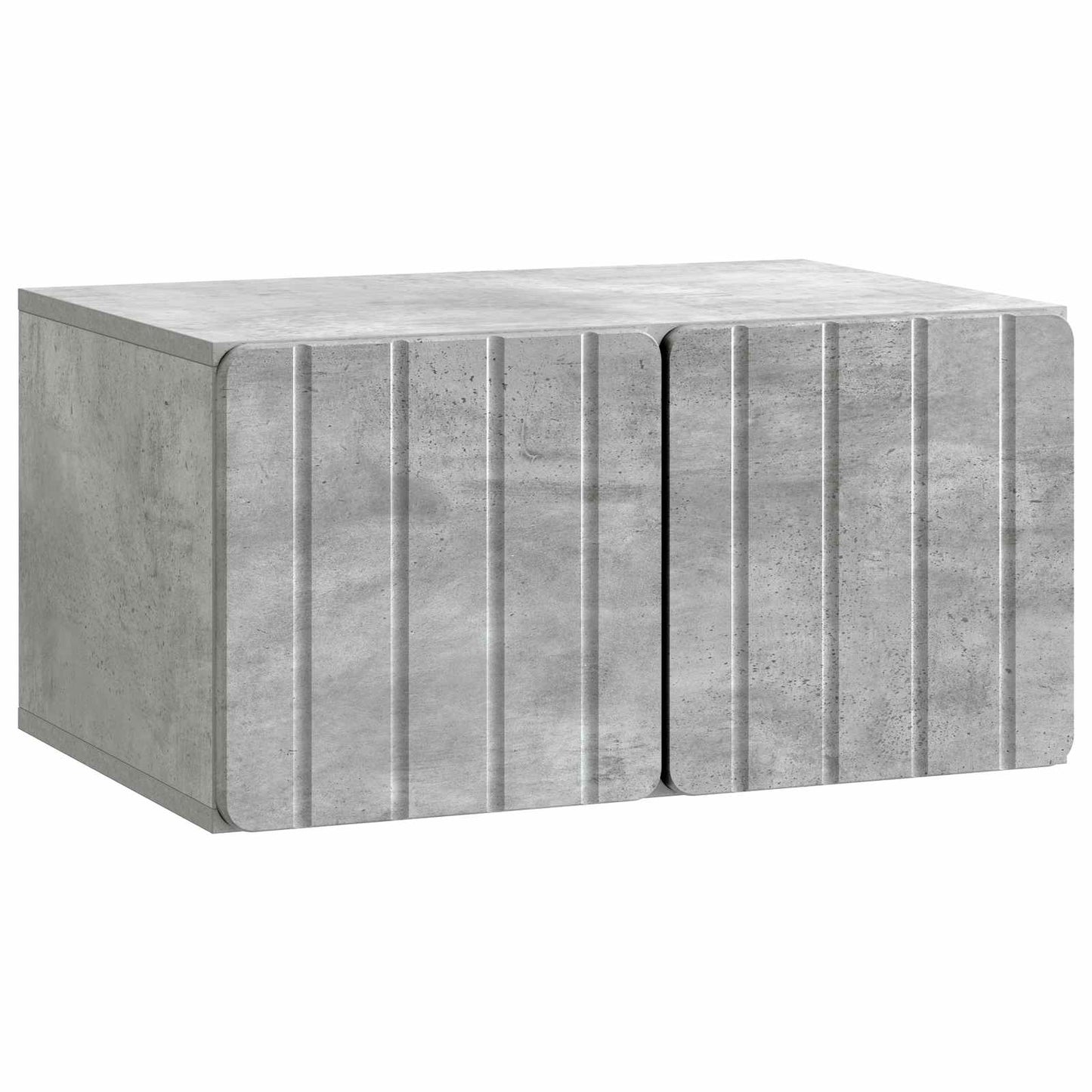 Væghængt TV-skab 59,5 x 41 x 30 cm Betongrå Konstrueret træ