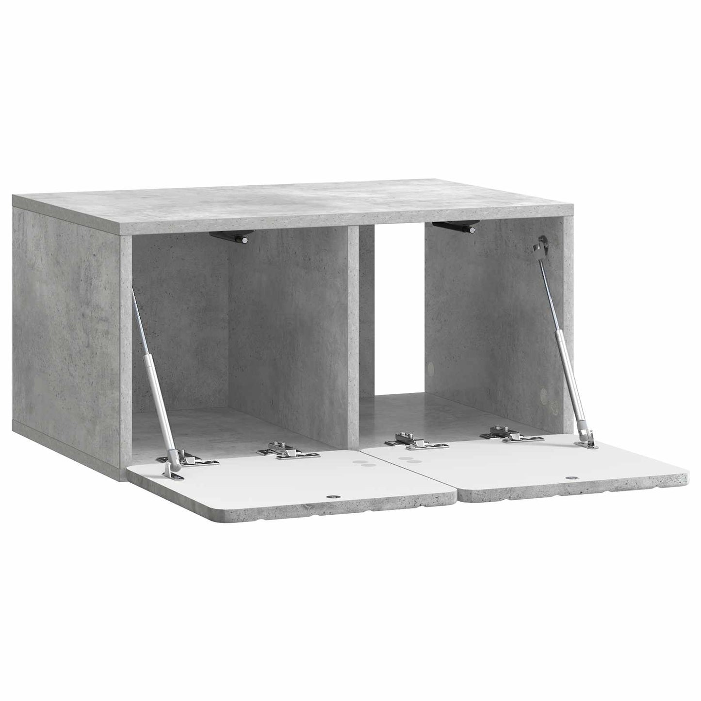 Væghængt TV-skab 59,5 x 41 x 30 cm Betongrå Konstrueret træ