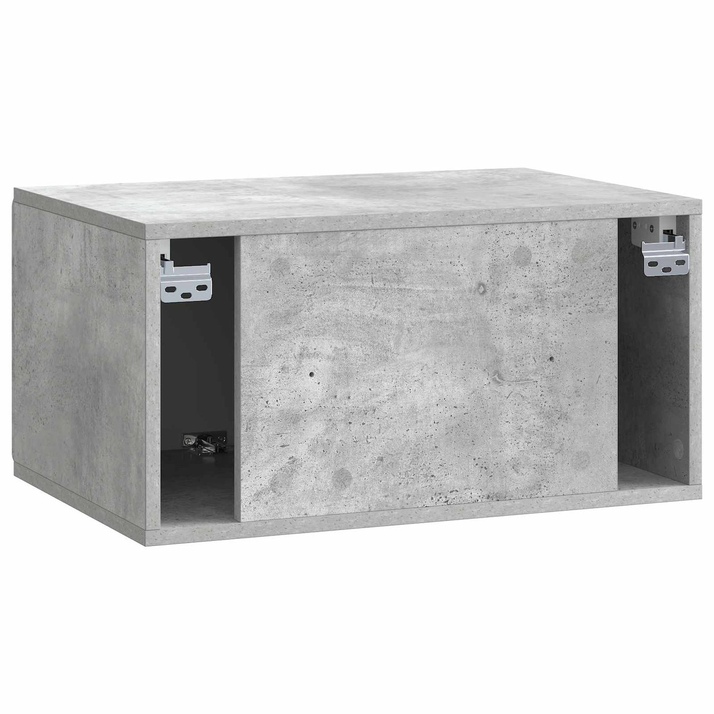 Væghængt TV-skab 59,5 x 41 x 30 cm Betongrå Konstrueret træ