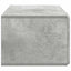 Væghængt TV-skab 59,5 x 41 x 30 cm Betongrå Konstrueret træ