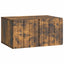 Væghængt TV-skab 59,5 x 41 x 30 cm Røget eg Konstrueret træ