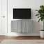Væghængt TV-skab 59,5 x 41 x 30 cm Grå Sonoma Konstrueret træ