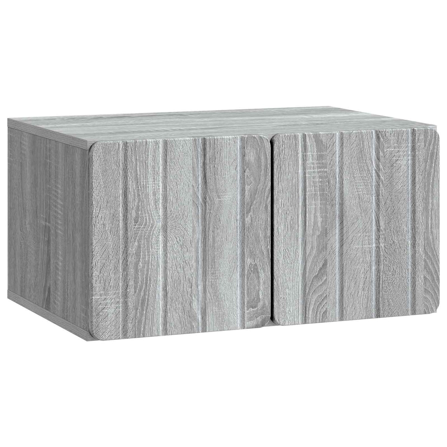 Væghængt TV-skab 59,5 x 41 x 30 cm Grå Sonoma Konstrueret træ