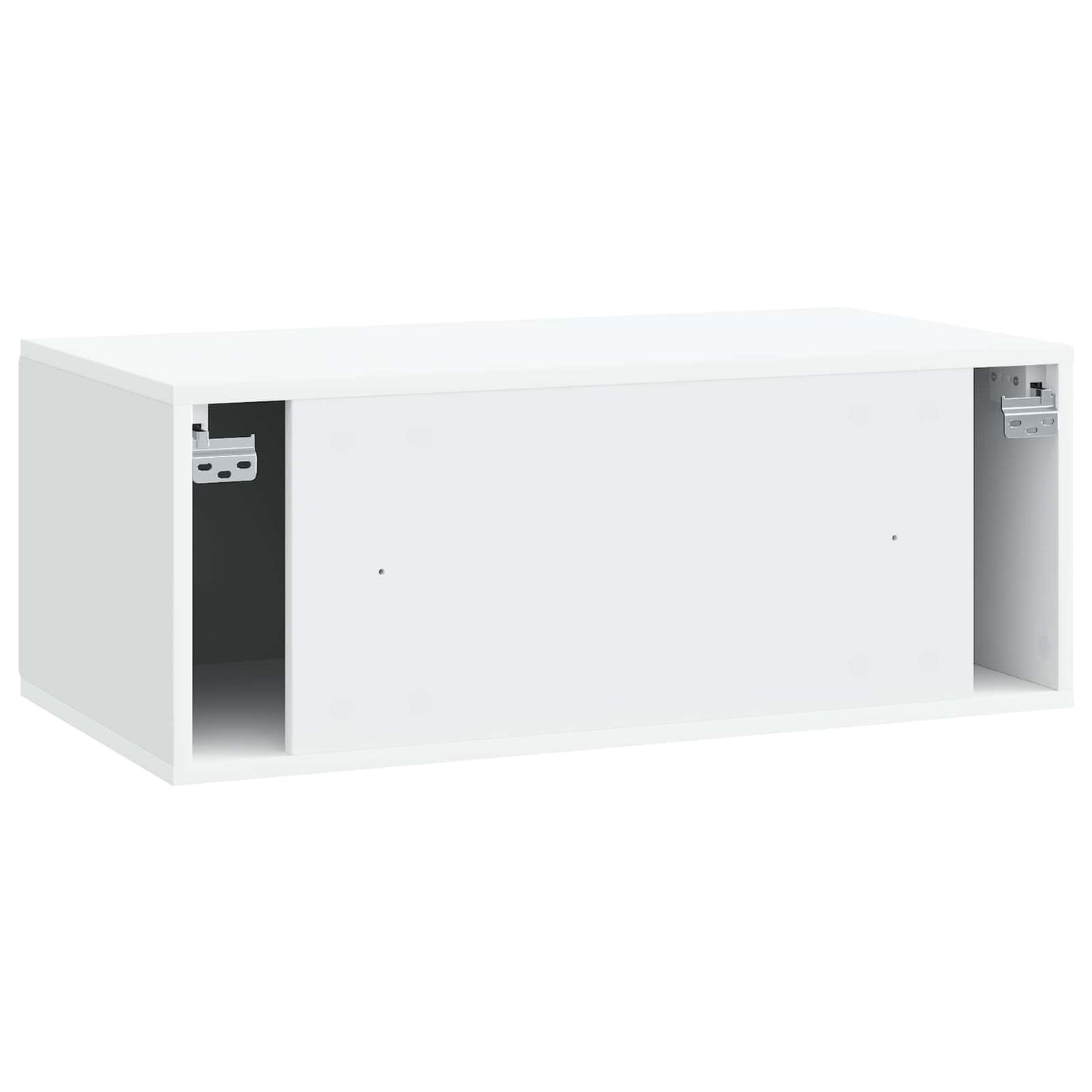 Væghængt TV-skab 78,5 x 41 x 30 cm Hvid Konstrueret træ