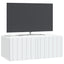 Væghængt TV-skab 78,5 x 41 x 30 cm Hvid Konstrueret træ
