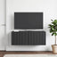 Væghængt TV-skab 78,5 x 41 x 30 cm Sort Konstrueret træ