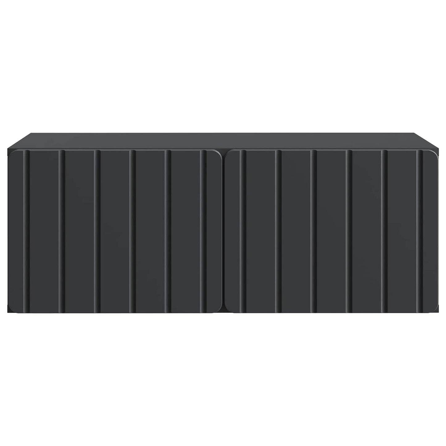 Væghængt TV-skab 78,5 x 41 x 30 cm Sort Konstrueret træ