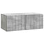 Væghængt TV-skab 78,5 x 41 x 30 cm Betongrå Konstrueret træ