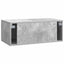Væghængt TV-skab 78,5 x 41 x 30 cm Betongrå Konstrueret træ