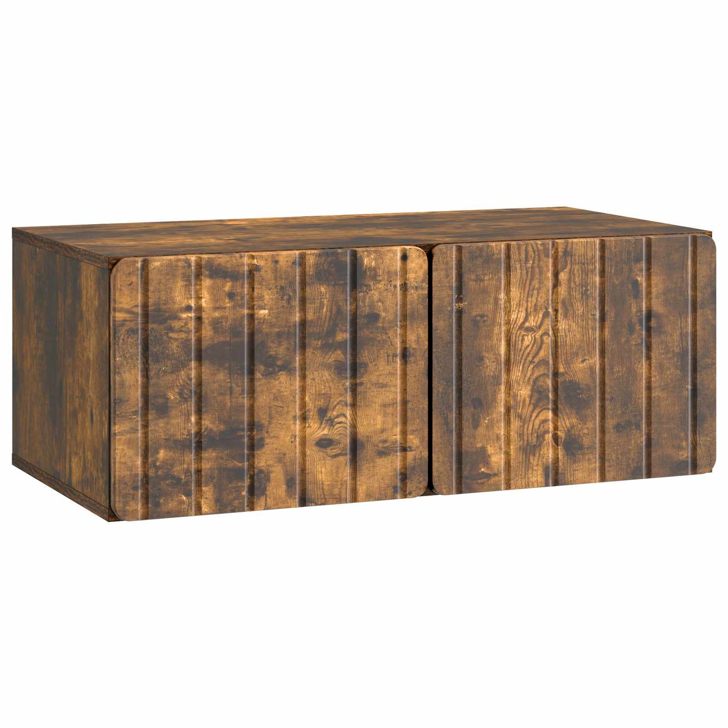 Væghængt TV-skab 78,5 x 41 x 30 cm Røget eg Konstrueret træ