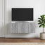 Væghængt TV-skab 78,5 x 41 x 30 cm Grå Sonoma Konstrueret træ
