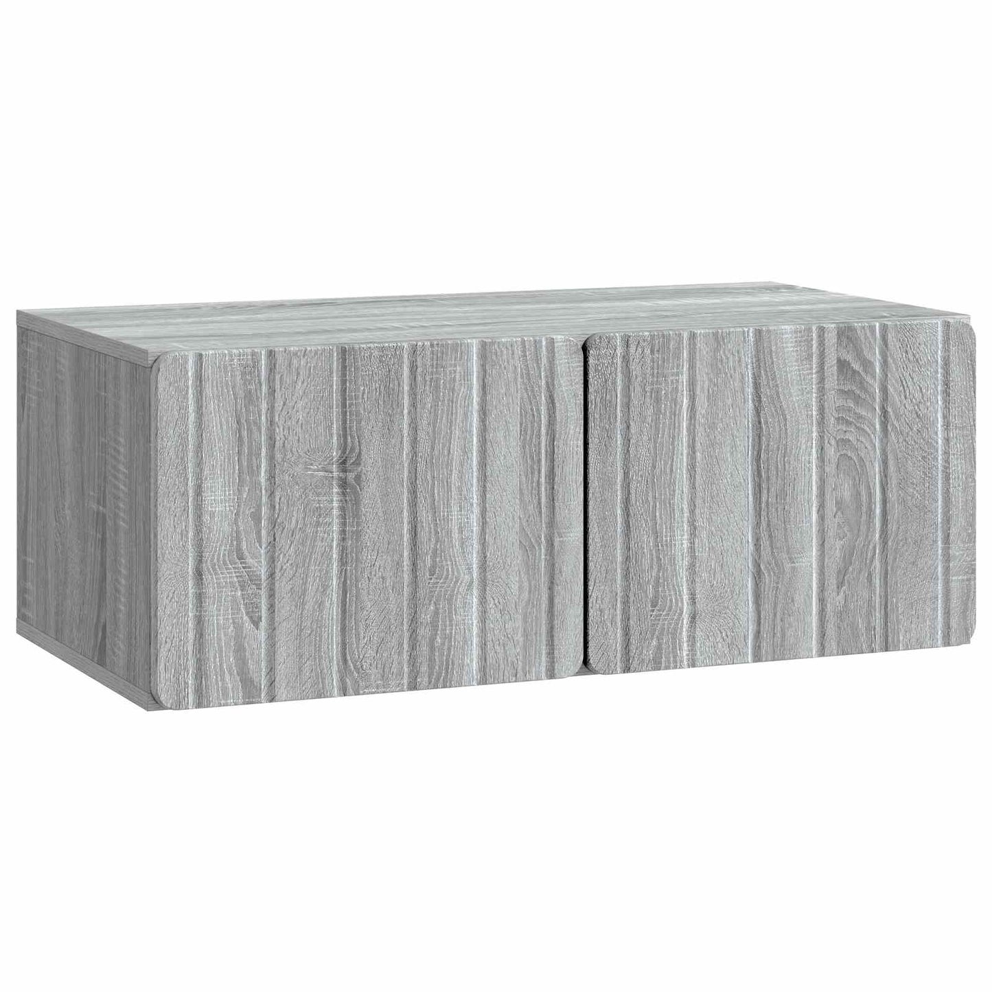 Væghængt TV-skab 78,5 x 41 x 30 cm Grå Sonoma Konstrueret træ