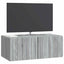 Væghængt TV-skab 78,5 x 41 x 30 cm Grå Sonoma Konstrueret træ