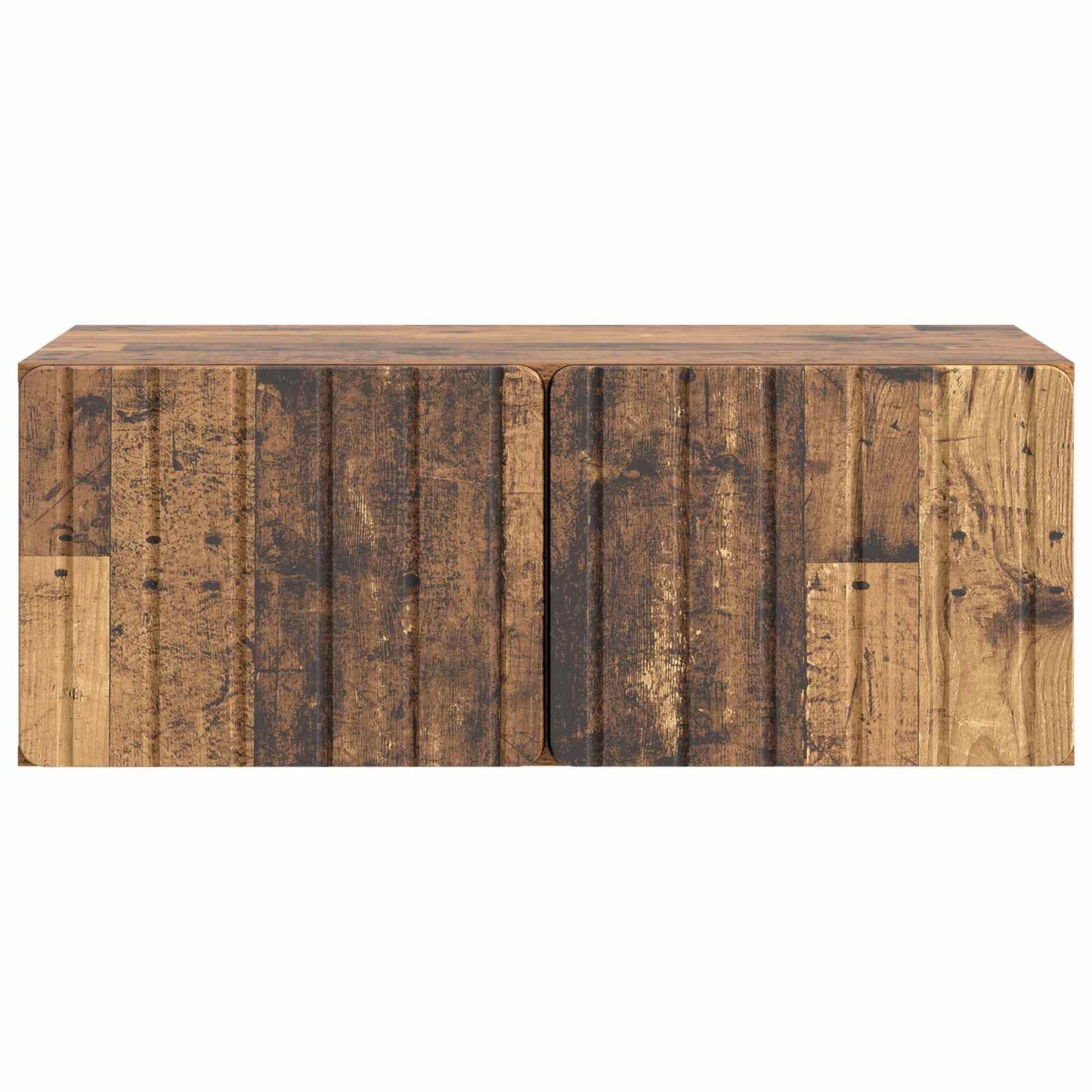 Væghængt TV-skab 78,5 x 41 x 30 cm Gammelt træ Konstrueret træ