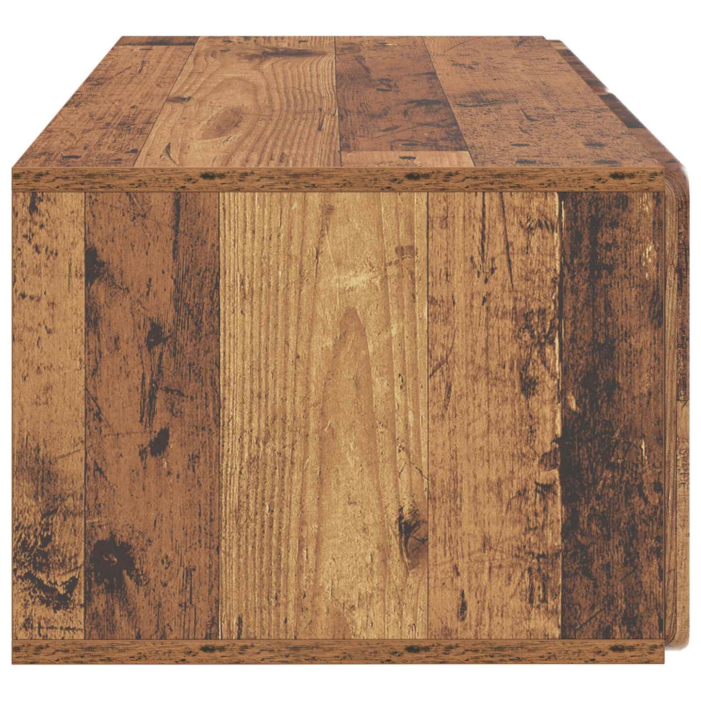Væghængt TV-skab 78,5 x 41 x 30 cm Gammelt træ Konstrueret træ