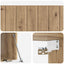 Væghængt TV-skab Artisan-eg 78,5 x 41 x 30 cm Konstrueret træ