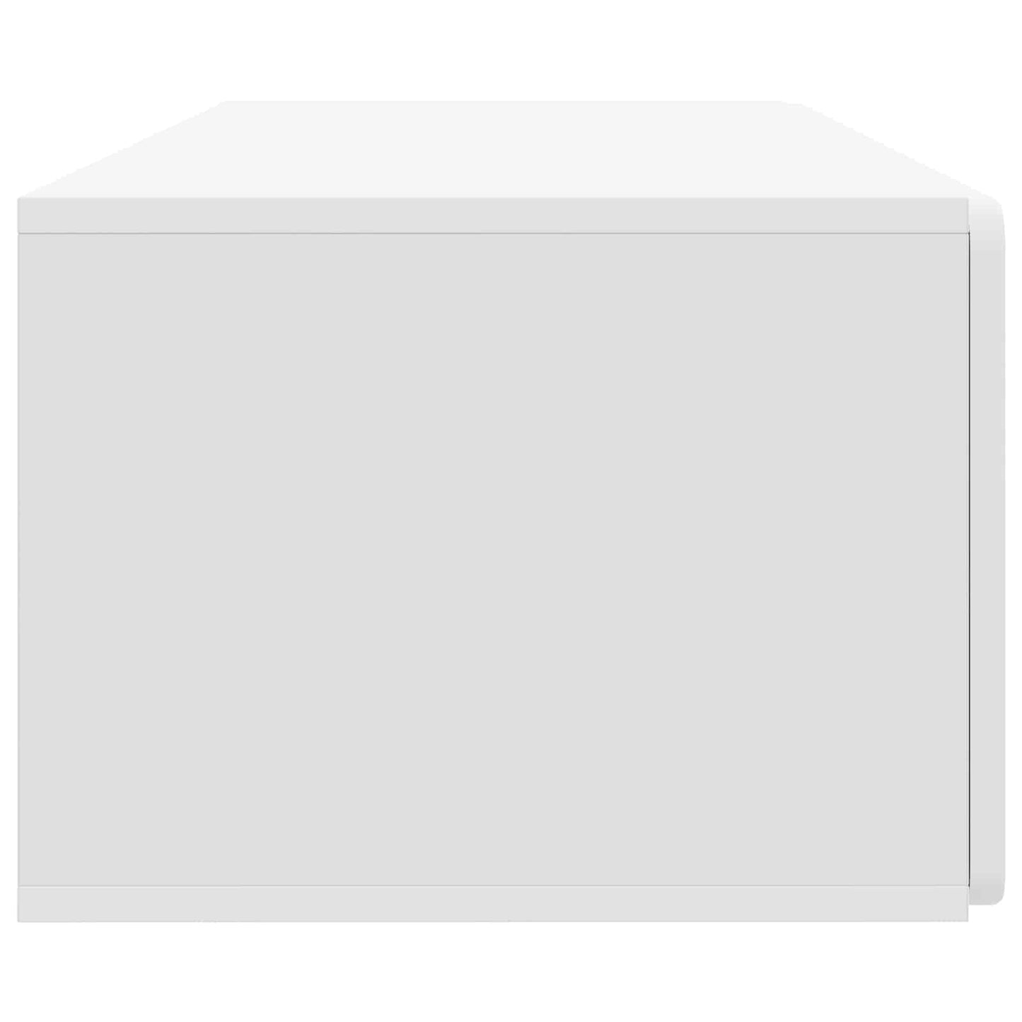 Væghængt TV-skab 98 x 41 x 30 cm Hvid Konstrueret træ