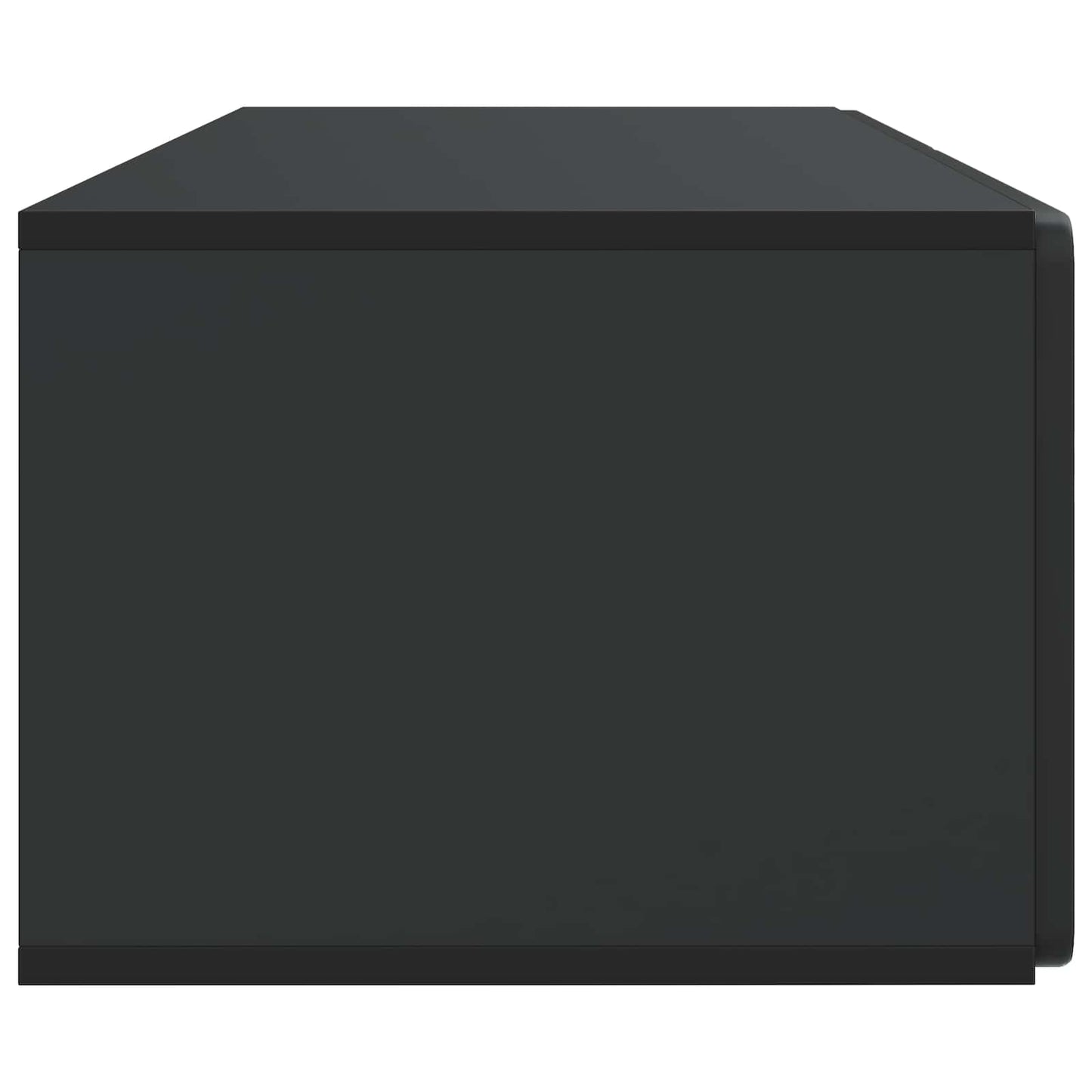 Væghængt TV-skab 98 x 41 x 30 cm Sort Konstrueret træ