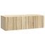 Væghængt TV-skab Sonoma-eg 98 x 41 x 30 cm Konstrueret træ