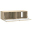 Væghængt TV-skab 98 x 41 x 30 cm Sonoma-eg Konstrueret træ