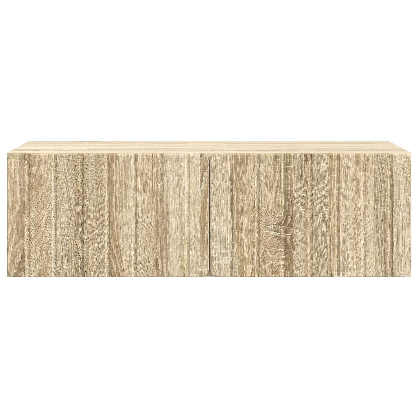 Væghængt TV-skab 98 x 41 x 30 cm Sonoma-eg Konstrueret træ