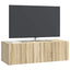 Væghængt TV-skab Sonoma-eg 98 x 41 x 30 cm Konstrueret træ