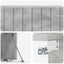 Væghængt TV-skab 98 x 41 x 30 cm Betongrå Konstrueret træ